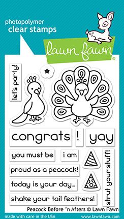 Peacock Before 'n Afters