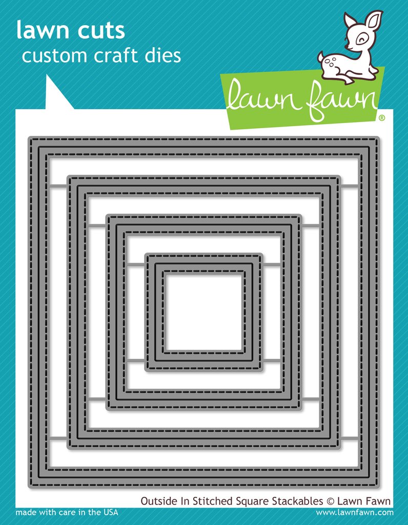 Outside in Stitched Square Stackables- lawn cuts Outside in Stitched Square Stackables- lawn cuts