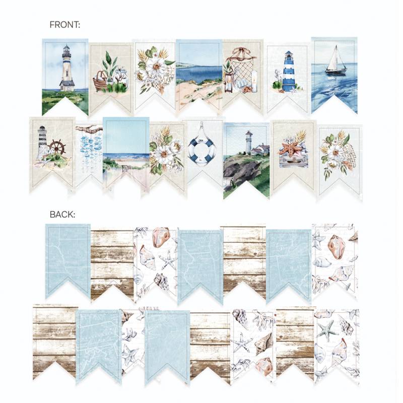 Banner - Die Cut Paper - Beyond the Sea Banner - Die Cut Paper - Beyond the Sea