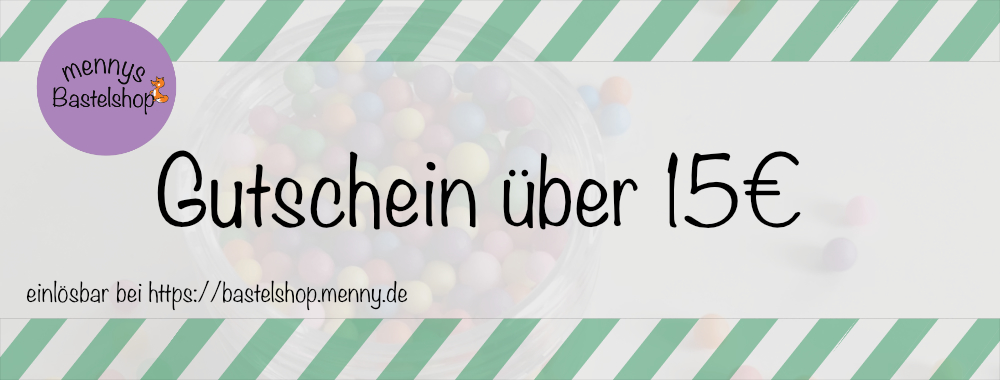 Gutschein über 15€ - Digitalgutschein