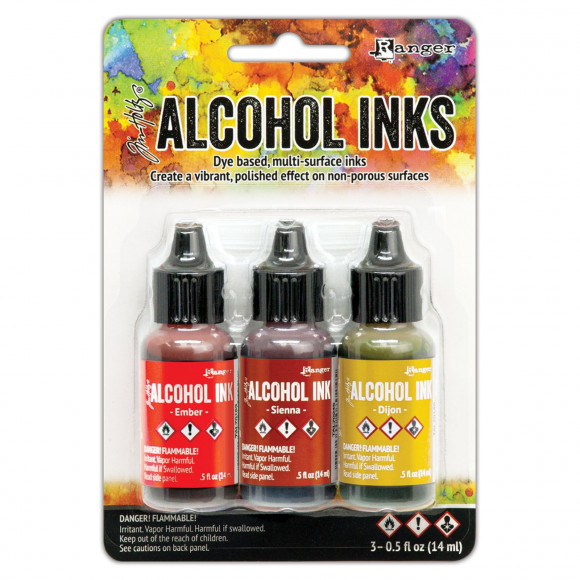 Orange Yellow Spectrum - Alcohol Ink Set