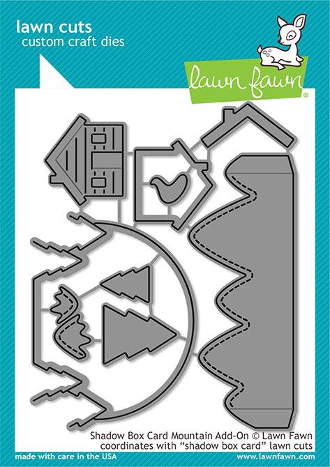 Shadow Box Card Mountain Add-On - Lawn Cuts Shadow Box Card Mountain Add-On - Lawn Cuts