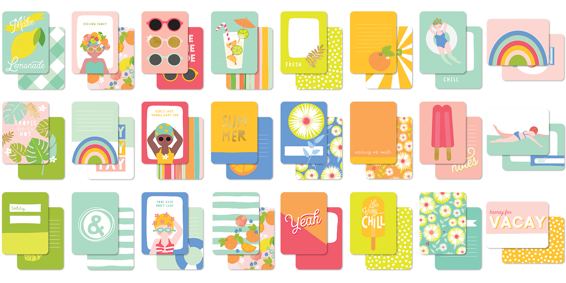 Journal Cards - Tutti Frutti Collection - My Mind´s Eye Journal Cards - Tutti Frutti Collection - My Mind´s Eye