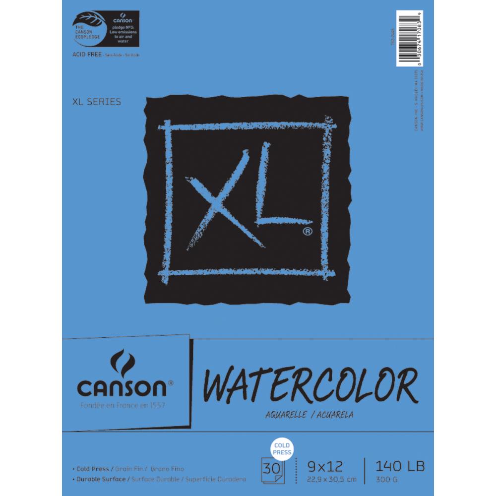 Canson XL Watercolor Paper Pad 9"X12"