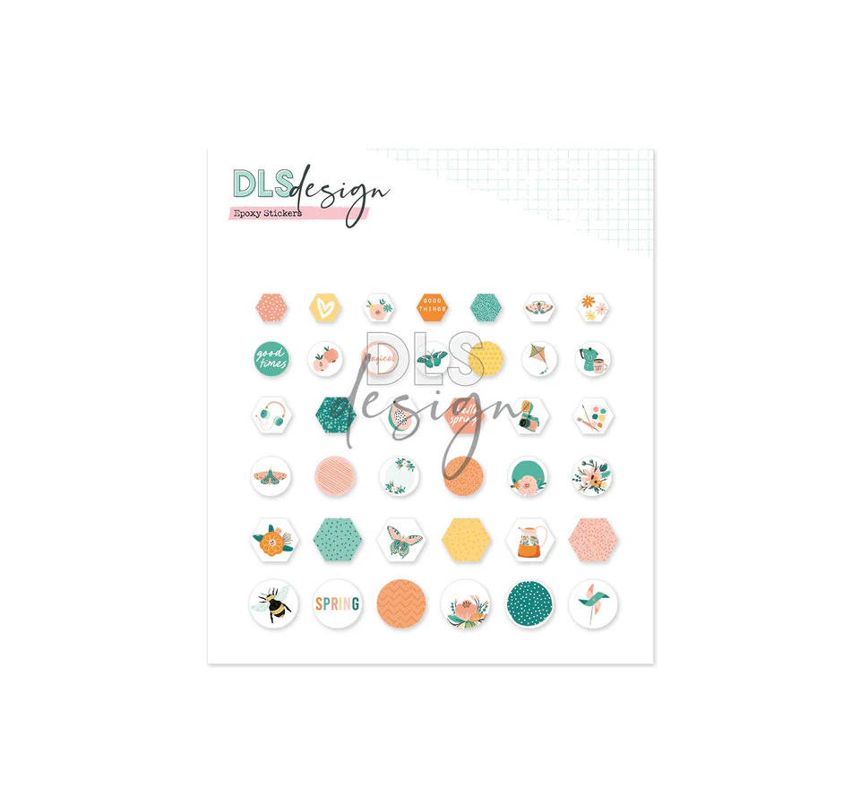 Epoxy Stickers - Twelve Months Of Stories Epoxy Stickers - Twelve Months Of Stories