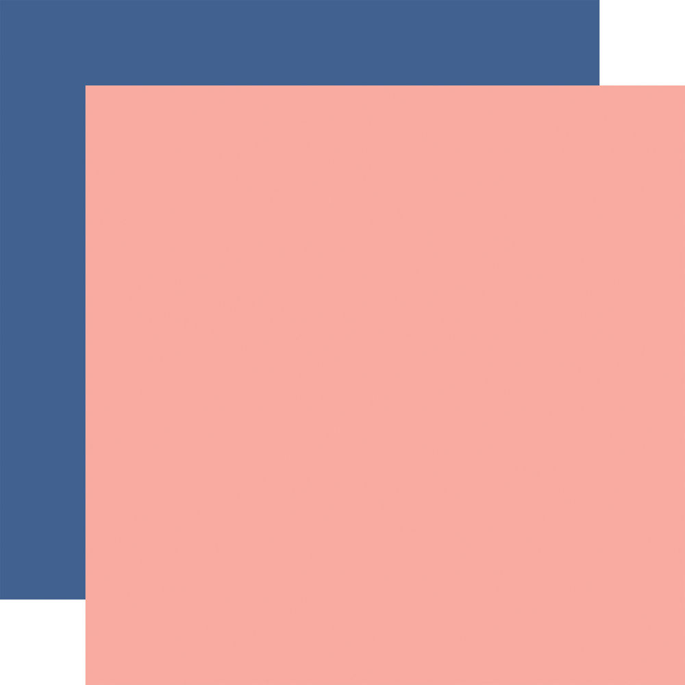 Pink/Dark Blue - Designer Solids - Echo Park