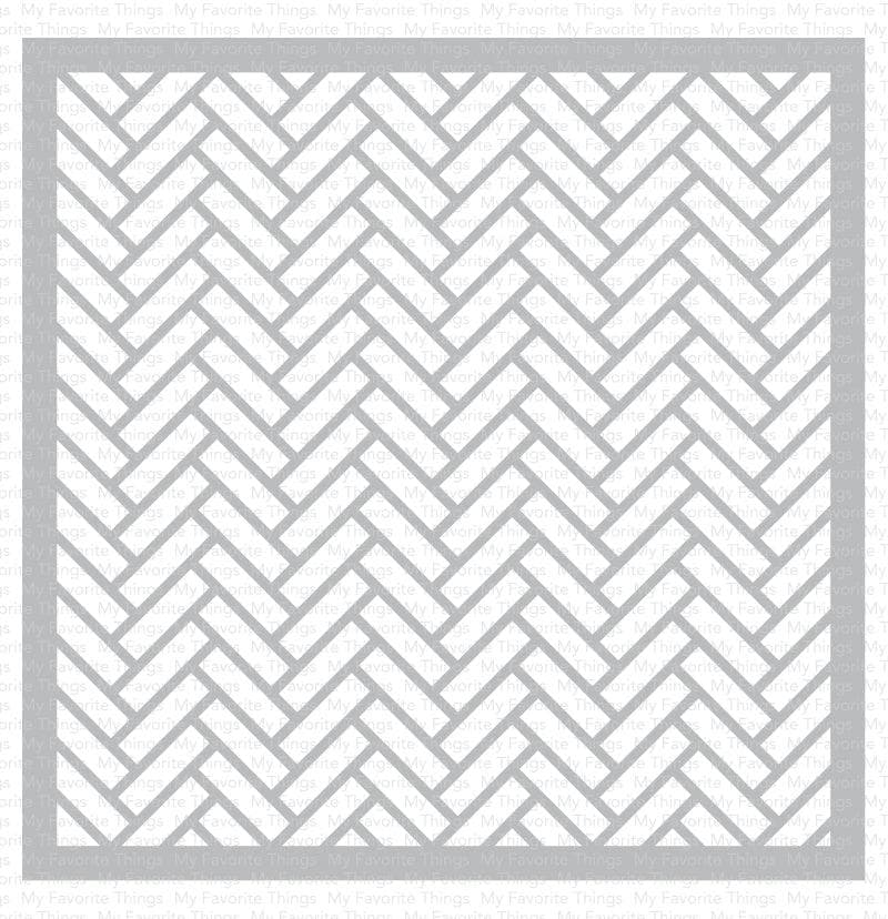 Herringbone Stencil - Stencil