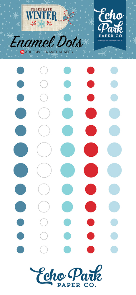 Enamel Dots - Celebrate Winter - Echo Park Enamel Dots - Celebrate Winter - Echo Park