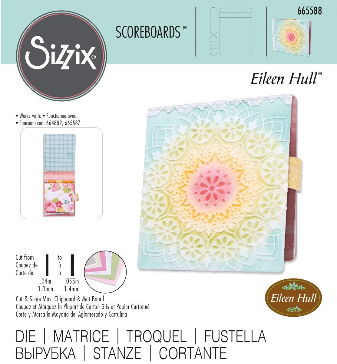 ScoreBoards Die - Notepad by Eileen Hull - Sizzix