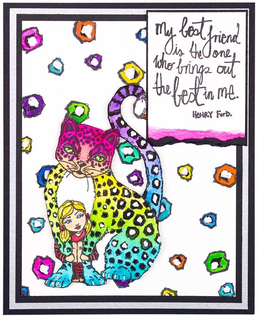 Best Leopard - Acrylic Stamps - Jane Davenport Best Leopard - Acrylic Stamps - Jane Davenport