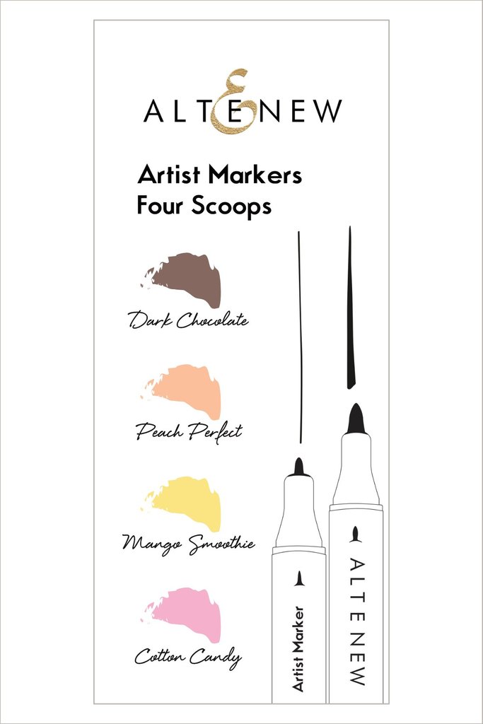 Four Scoops Set - Artist Markers