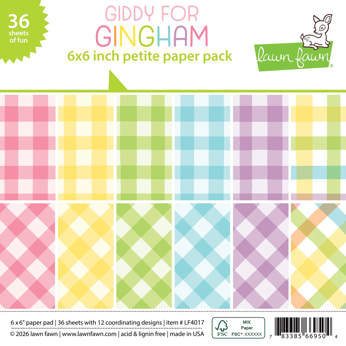 Giddy For Gingham - Petite Paper Pack 