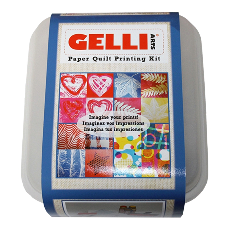 Paper Quilt Printing Kit - Gel Printing Plate - Gelli Arts