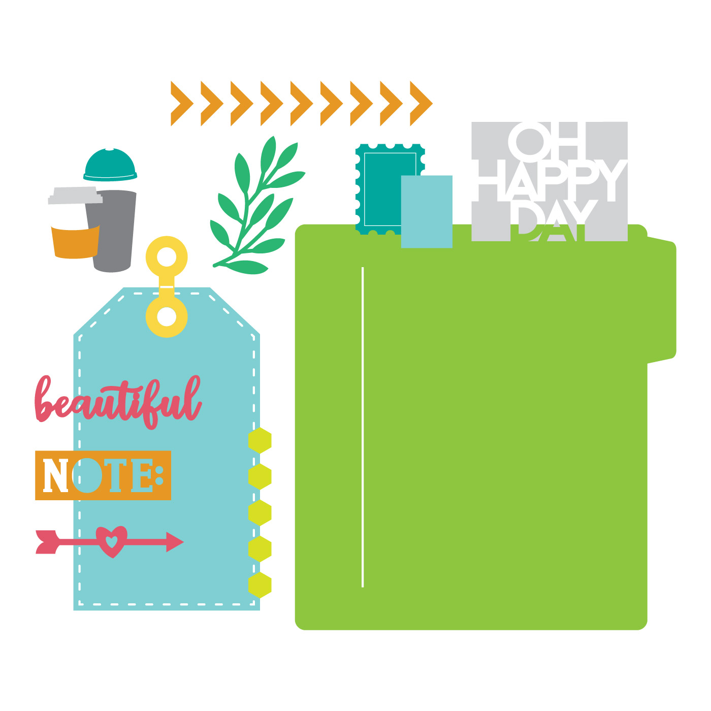 Mini Album, Divider #1 By Lynda Kanase - Die Set Mini Album, Divider #1 By Lynda Kanase - Die Set