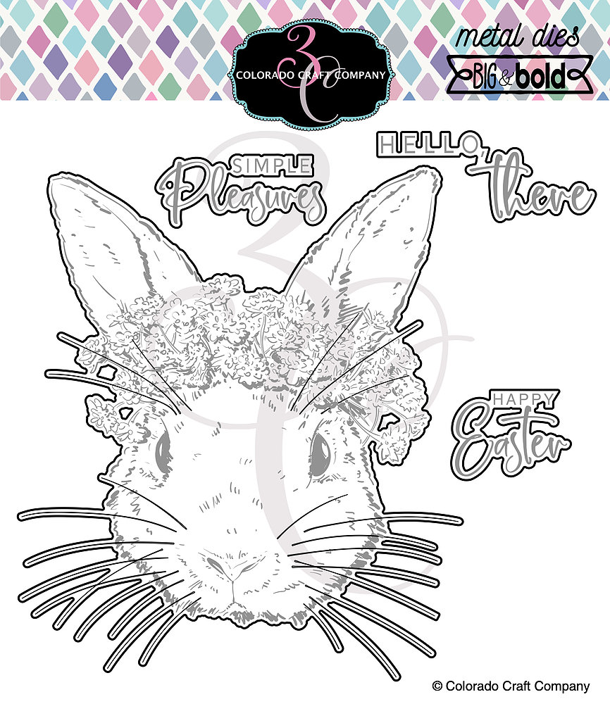Hello Bunny - Big & Bold - Die Set