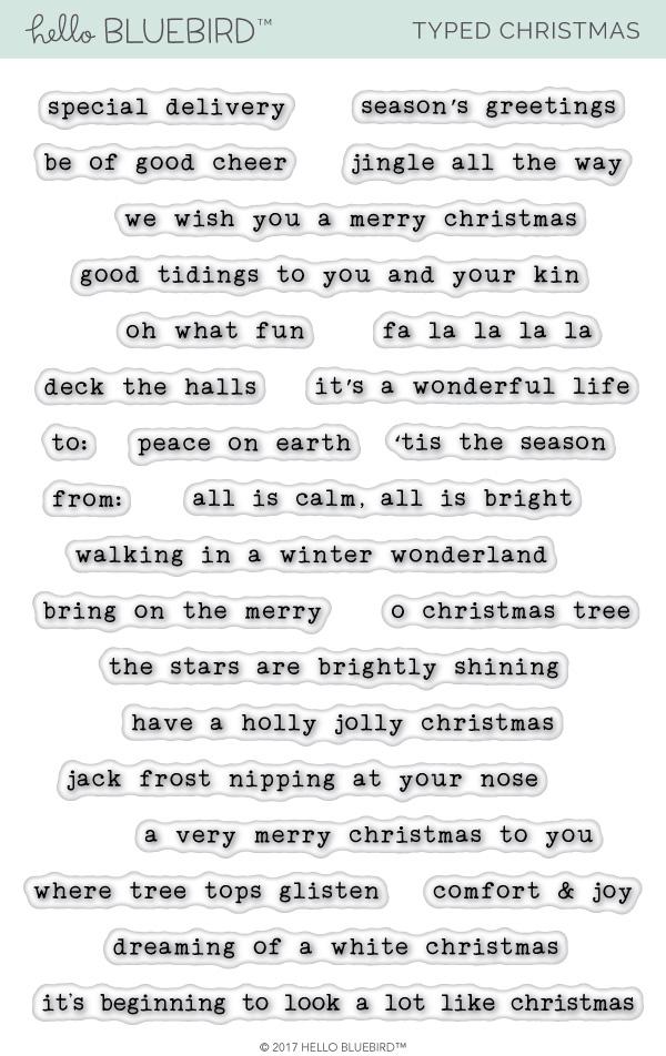 Typed Christmas Typed Christmas