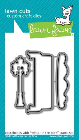 Winter in the Park - lawn cuts Winter in the Park - lawn cuts