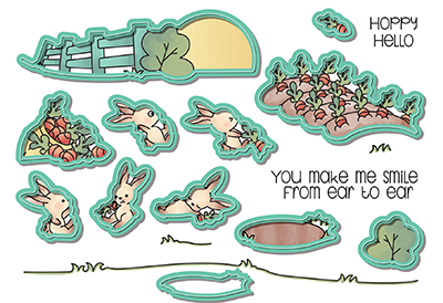 Up the Rabbit Hole - Die Set