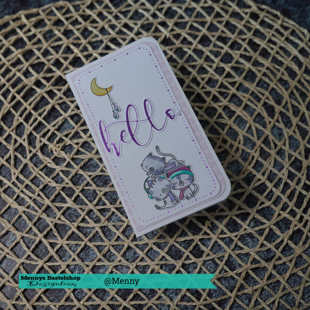 Glowing Geometry Hot Foil Plate Glowing Geometry Hot Foil Plate