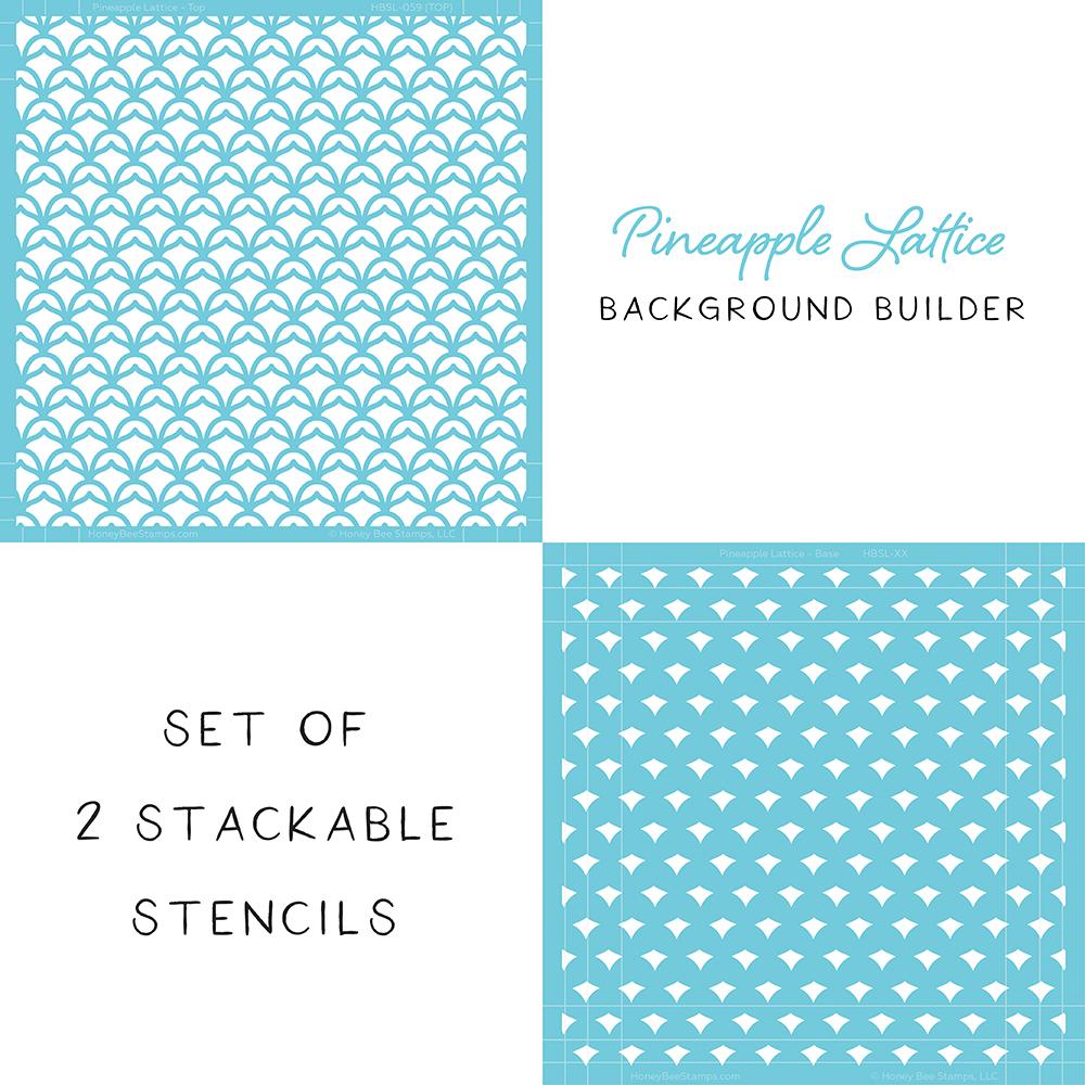 Pineapple Lattice - Set of 2