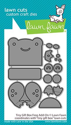 Tiny Gift Box Frog Add-on - Lawn Cuts Tiny Gift Box Frog Add-on - Lawn Cuts