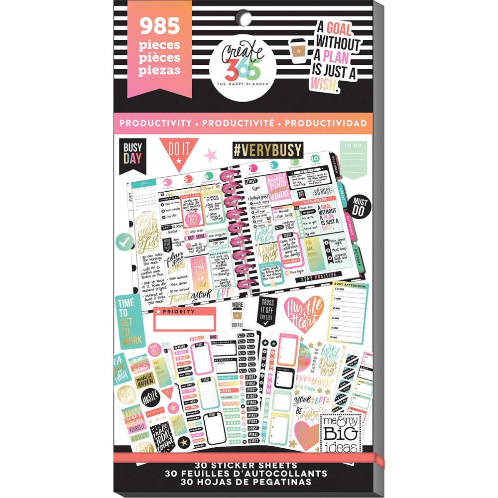 Productivity - Sticker Value Pack - Happy Planner
