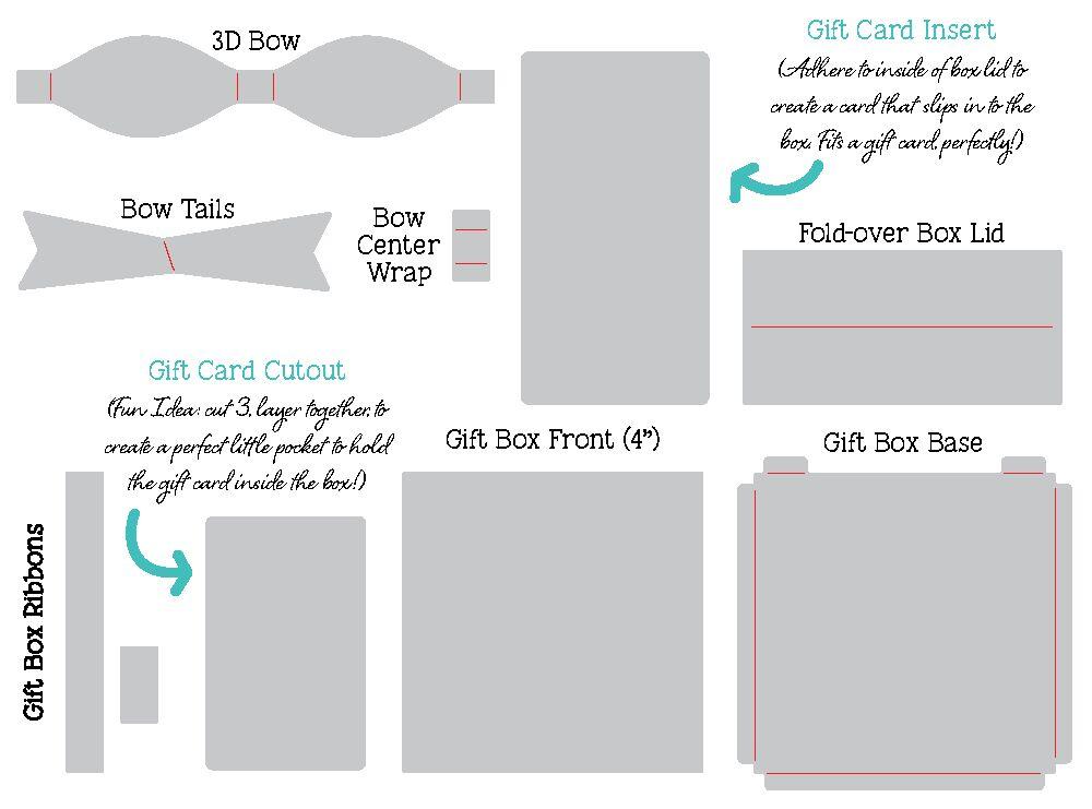 Gift Card Present Box - Honey Cuts Gift Card Present Box - Honey Cuts