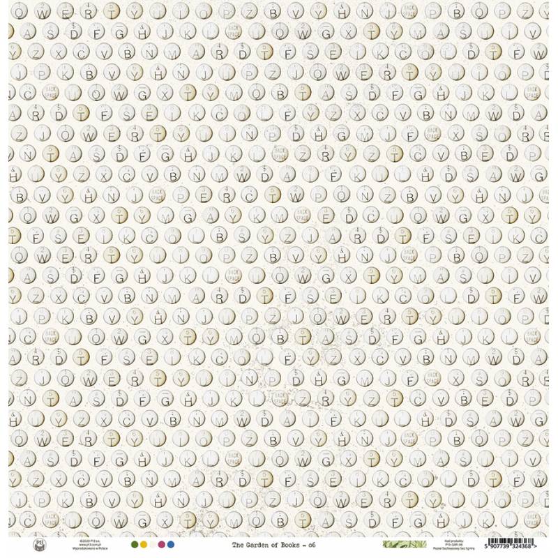 Paper 06 - 12"x12" - The Garden of Books