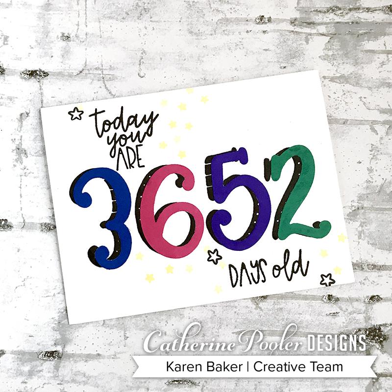 Milestone Birthday Numbers - Dies Milestone Birthday Numbers - Dies