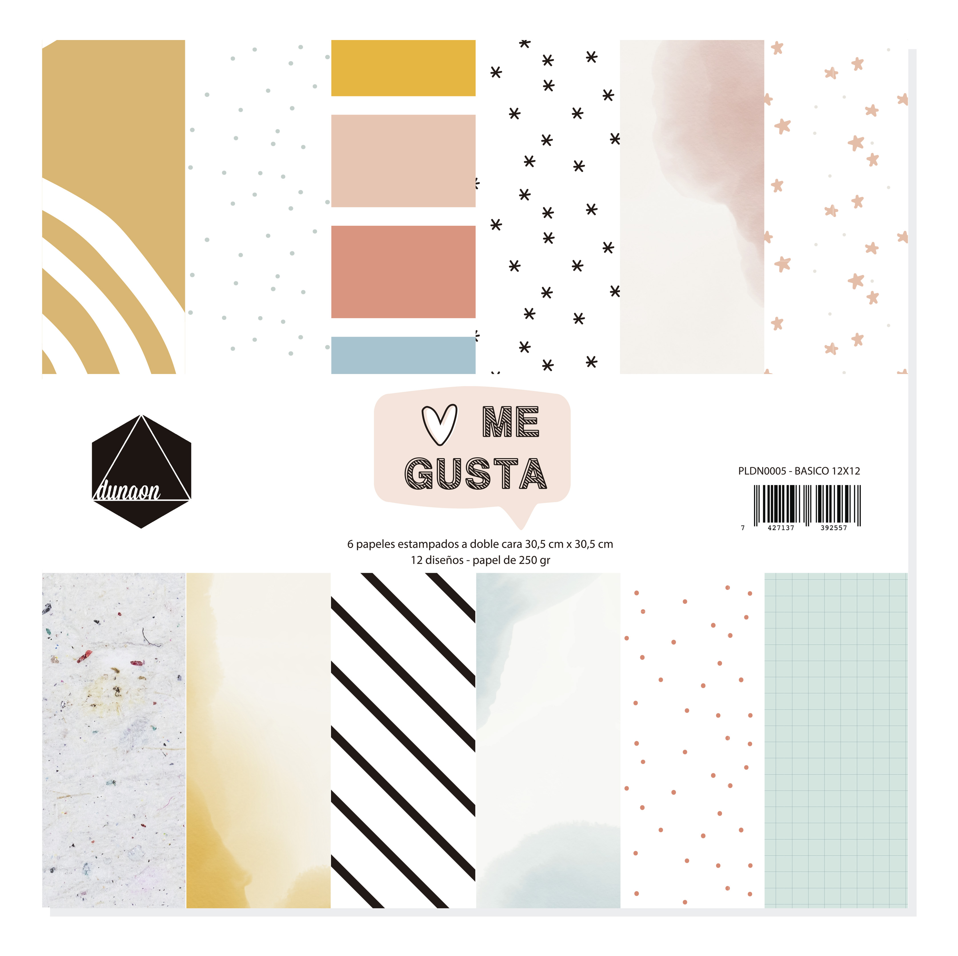Me Gusta - 6 Sheets - Paper