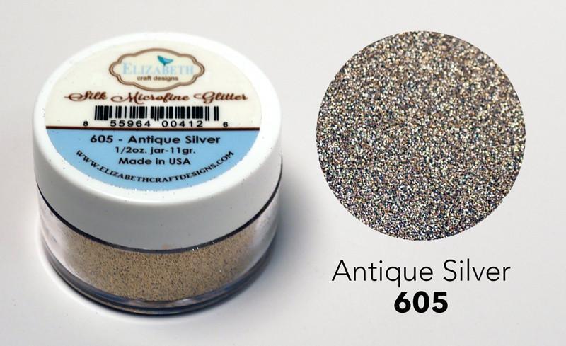 Antique Silver - Silk Microfine Glitter Antique Silver - Silk Microfine Glitter
