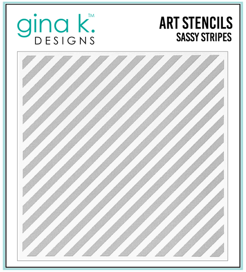 Sassy Stripes - Stencil