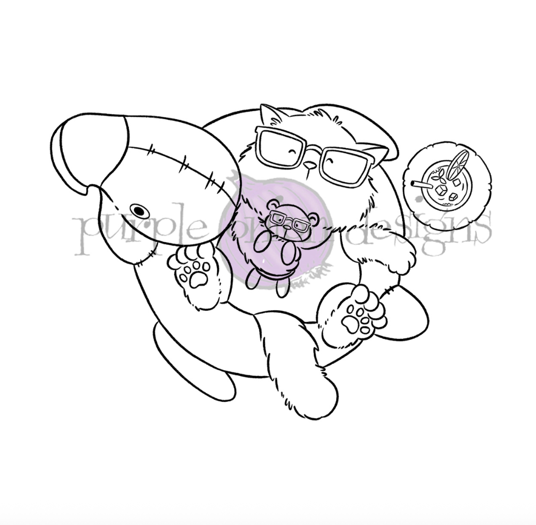 Tofu's Flamingo Floatie - Chilliezgraphy by Pei
