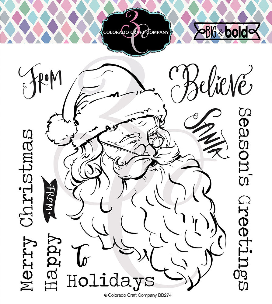 Vintage Santa - Big & Bold