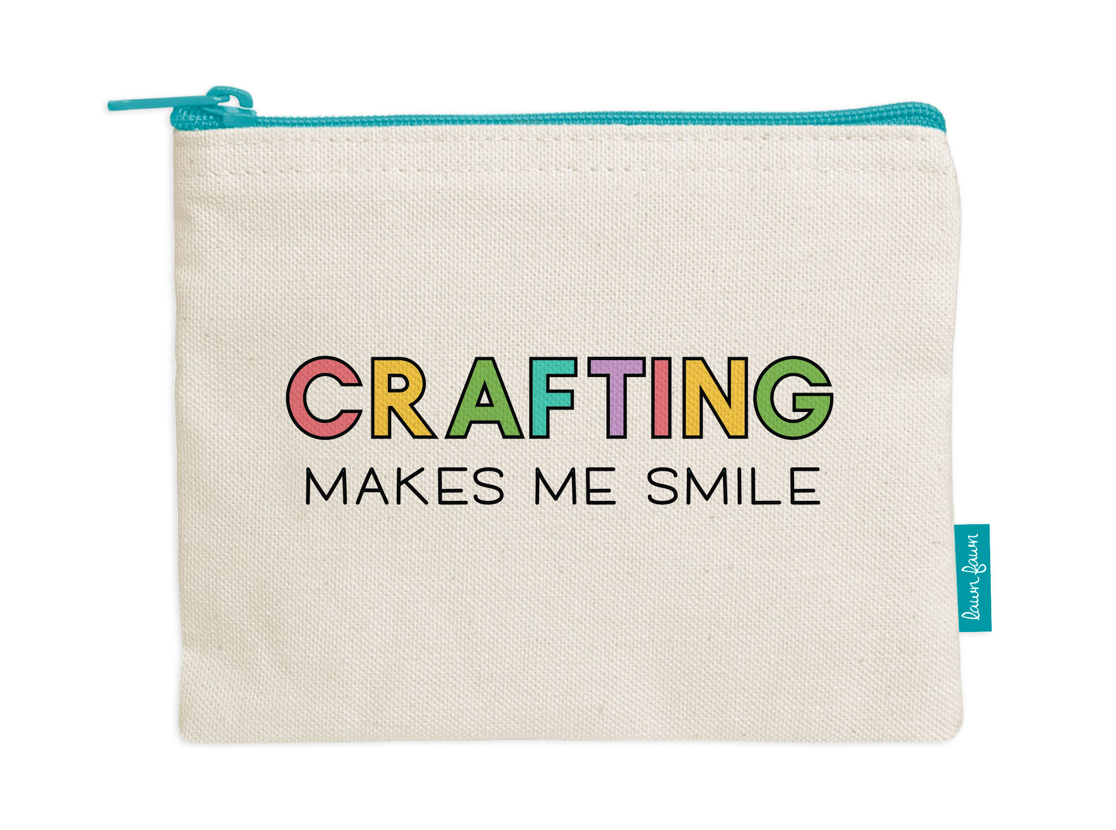 Zipper Pouch - Crafting Makes Me Smile Zipper Pouch - Crafting Makes Me Smile