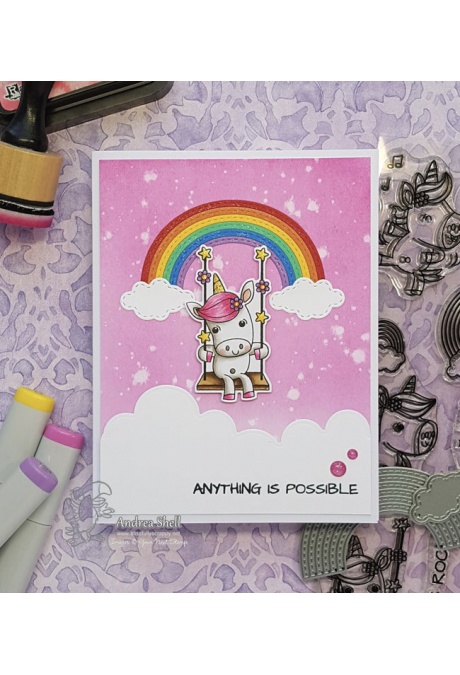 Stitched Happy Rainbow - Die Set Stitched Happy Rainbow - Die Set