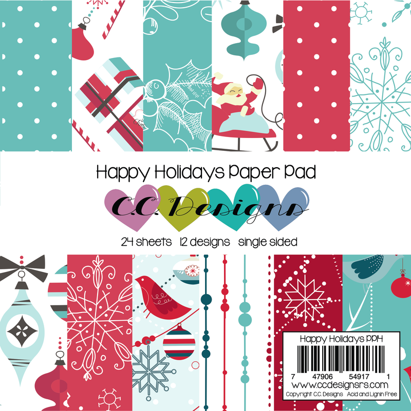 Happy Holidays - Paper Pad
