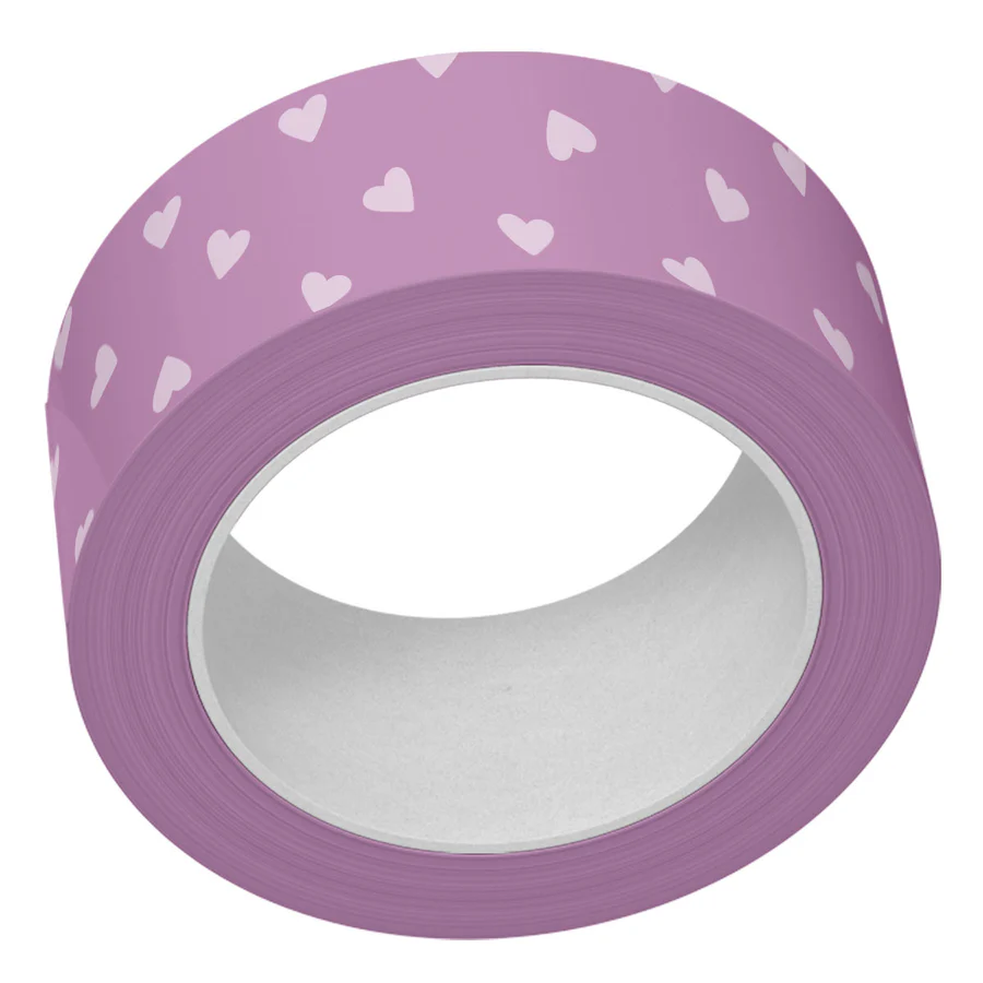 Purple Tiny Hearts - Washi Tape Purple Tiny Hearts - Washi Tape