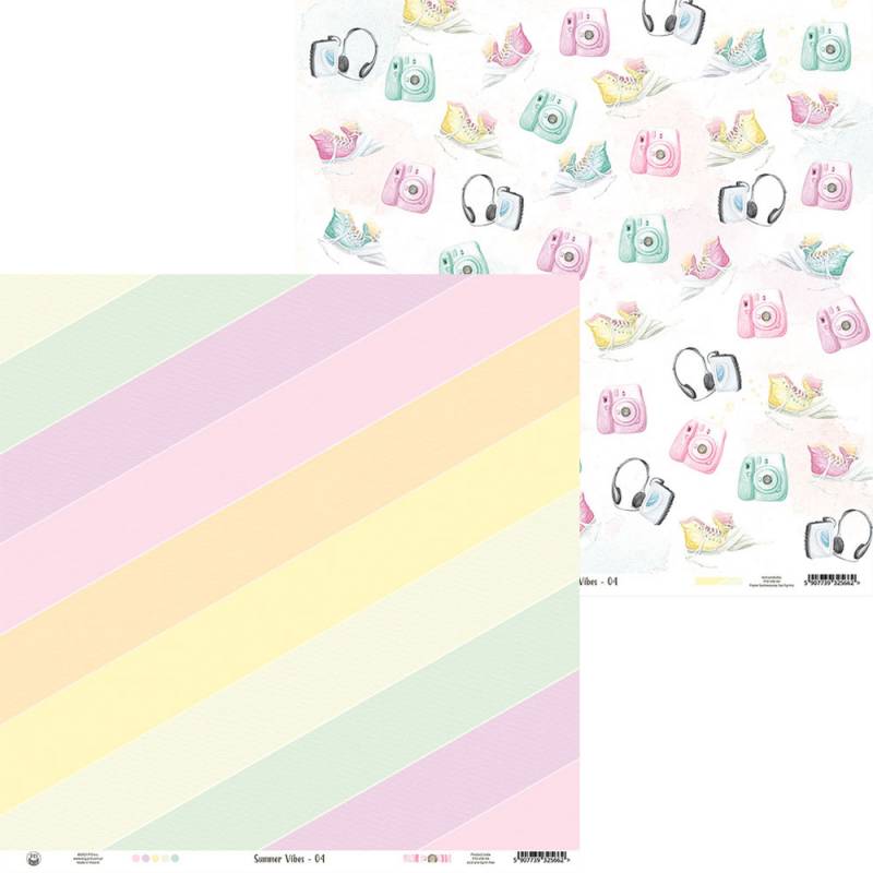 Paper 04 - 12"x12" - Summer Vibes Paper 04 - 12"x12" - Summer Vibes