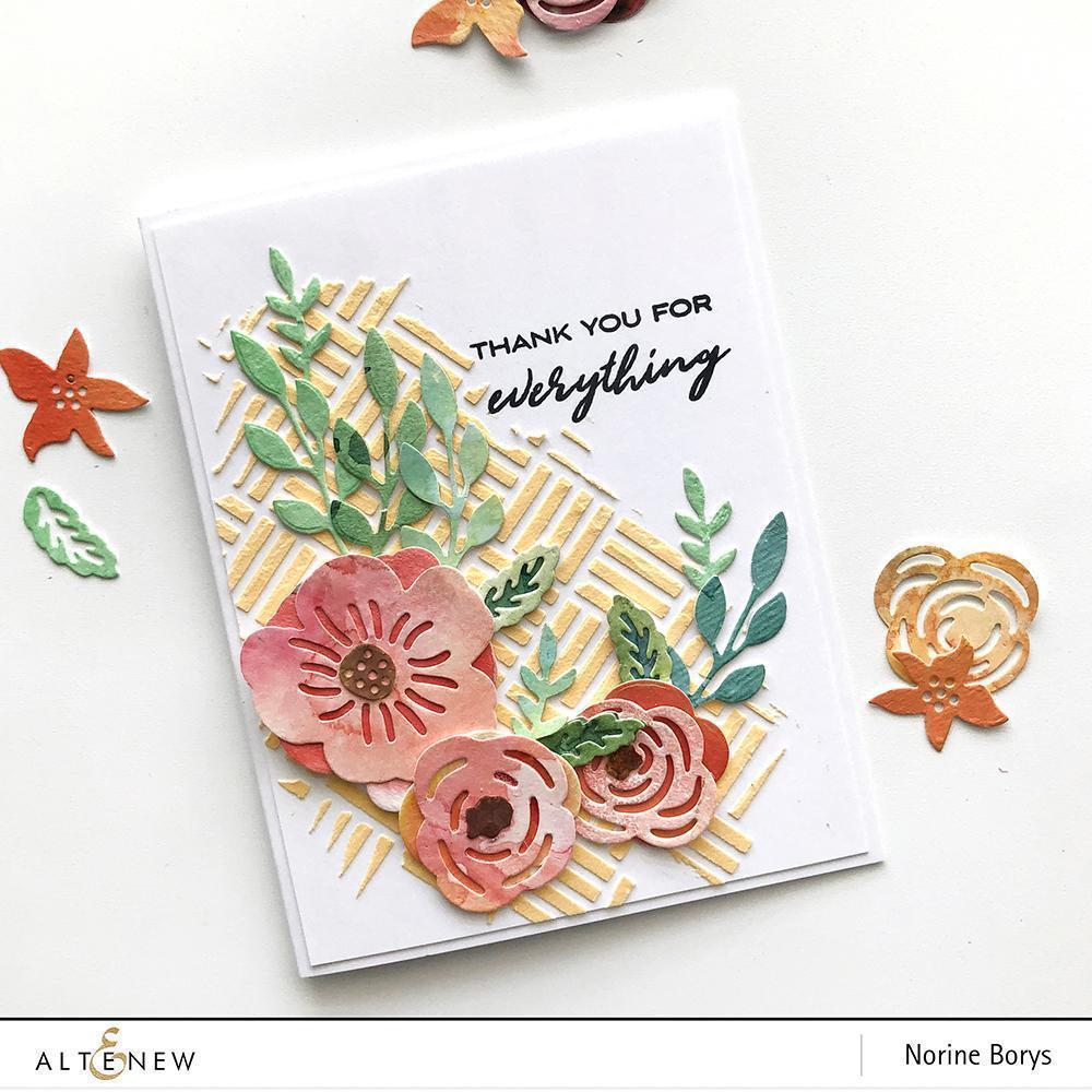 Square Weave Pattern - Stencil