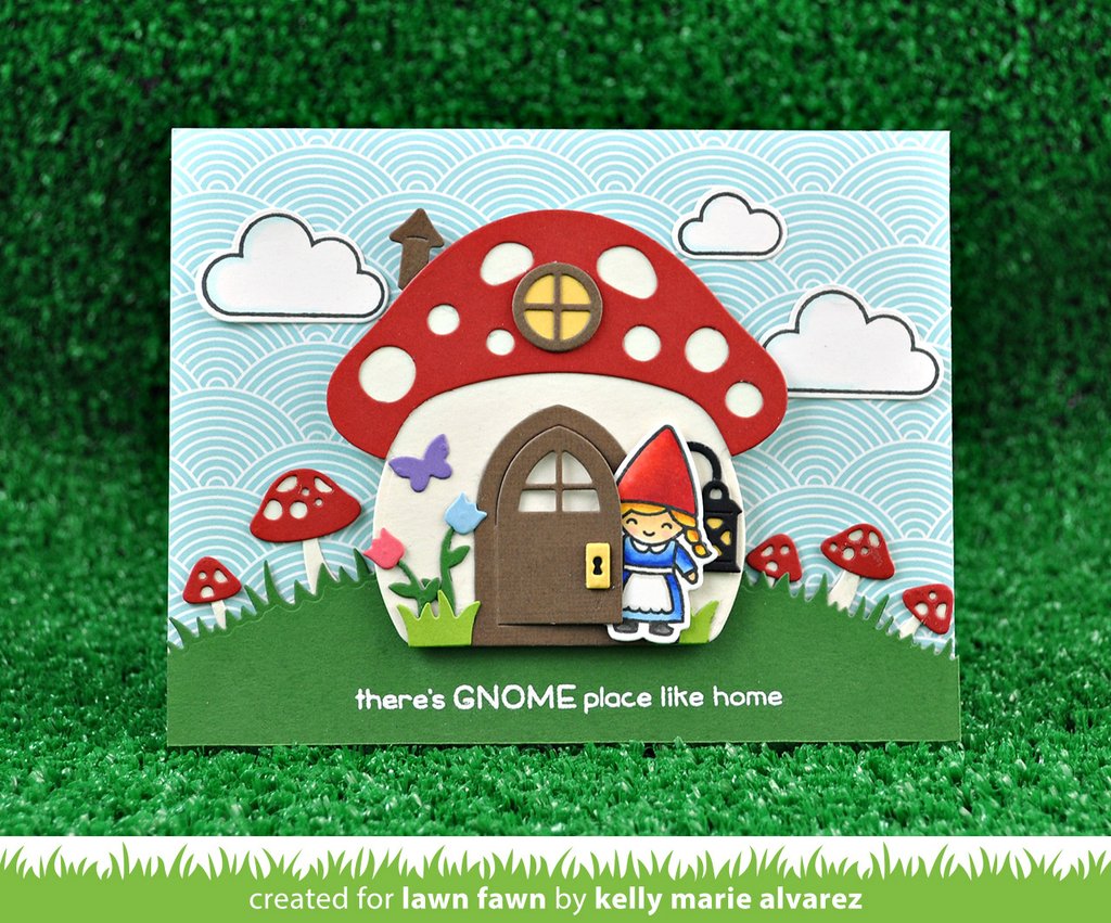 Mushroom Border - lawn cuts Mushroom Border - lawn cuts