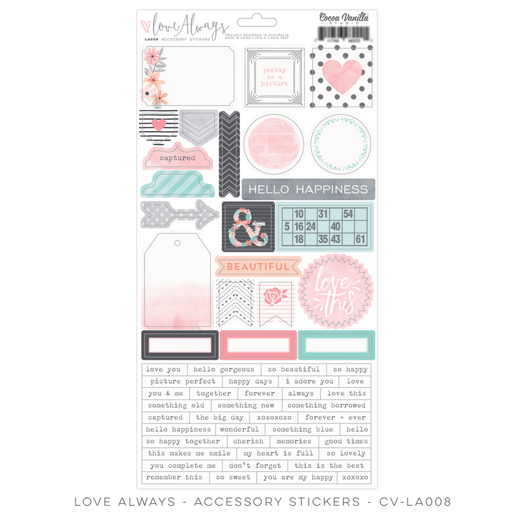 Accessory Stickers - Love Always