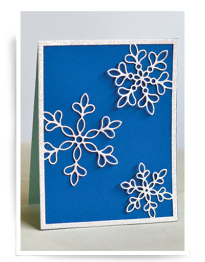 Shimmer Snowflake Frame - Layer A