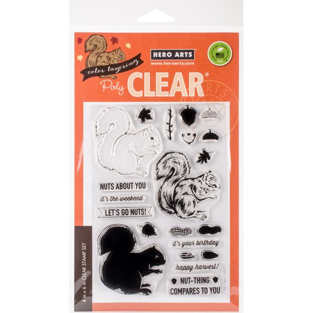 Hero Arts Color Layering- Squirrel Hero Arts Color Layering- Squirrel