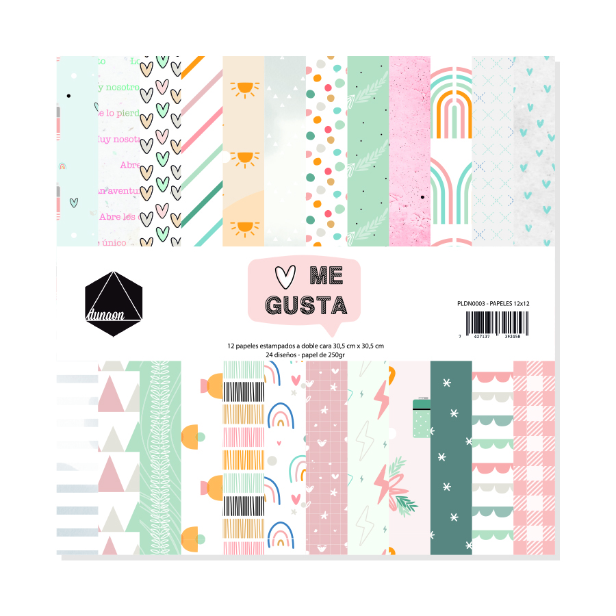 Me Gusta - 12 Sheets - Paper