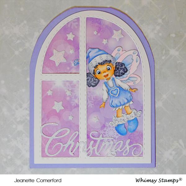 Fairy Grace - Rubber Cling Stamp