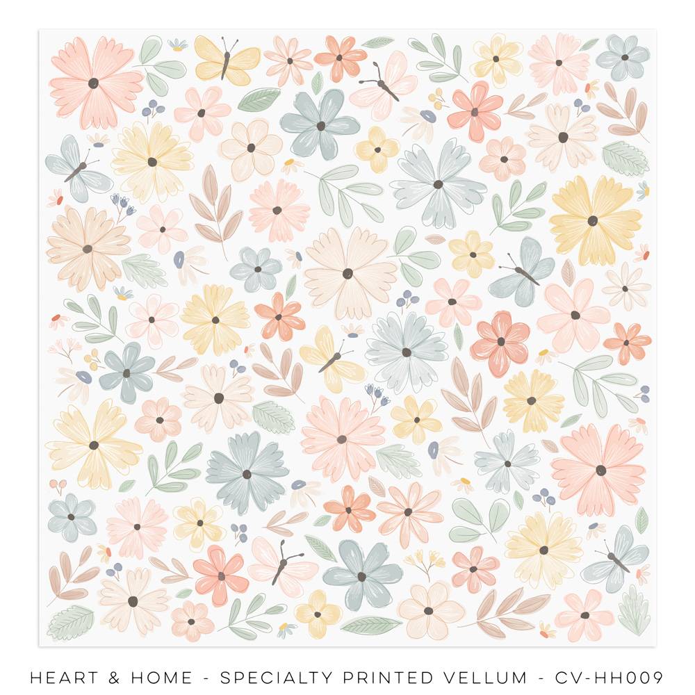 Specialty Paper – Printed Vellum - HEART & HOME Specialty Paper – Printed Vellum - HEART & HOME
