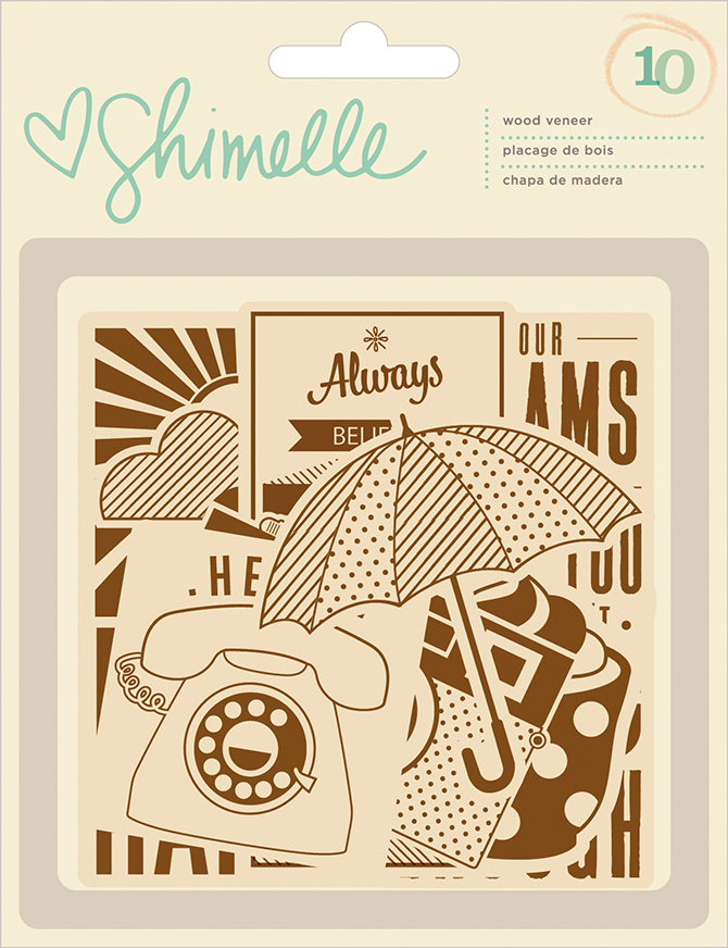 Embellishments - AC - SL - True Stories - Wood Veneer (10 Piece)