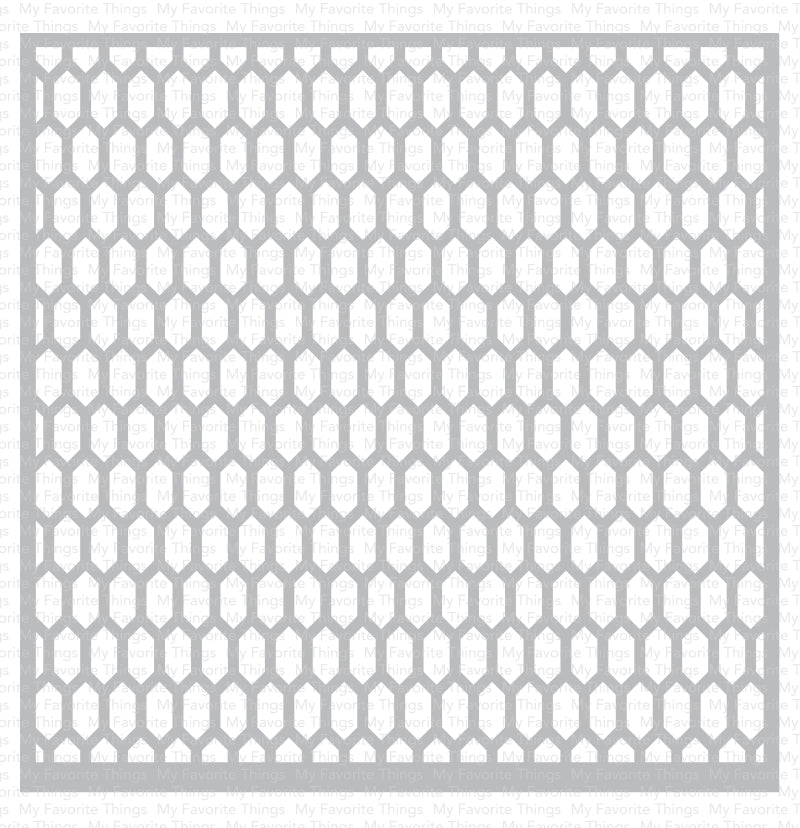 Happy Hexagons - Stencil Happy Hexagons - Stencil