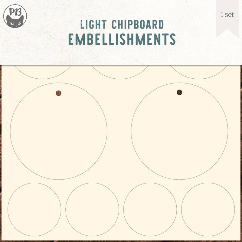 Collection Tags 01 - Light Chipboard Embelishments